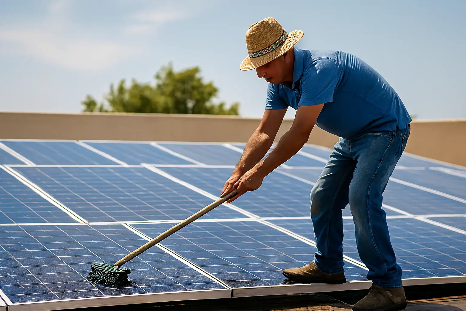 Panel Cleaning & Efficiency Boost